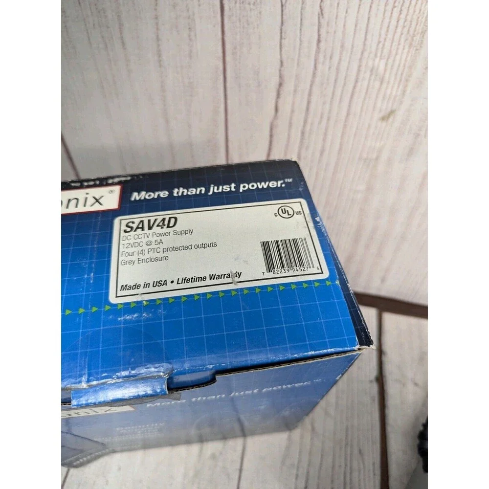 ALTRONIX SAV4D 12VDC @ 5A PTC Outputs 4 Output CCTV Power Supply - New OPEN BOX